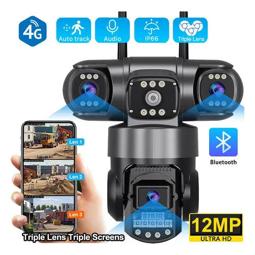 CÁMARA 3 LENTES V380 PRO